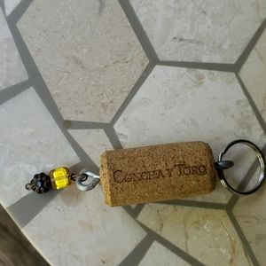 Cork keychain